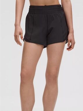 Hotty Hot high Rise Lines Shorts 4” inseam